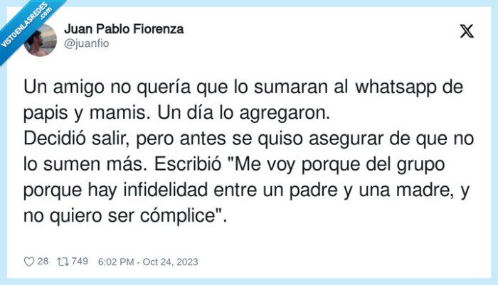 infidelidad,cómplice,agregar,whatsapp