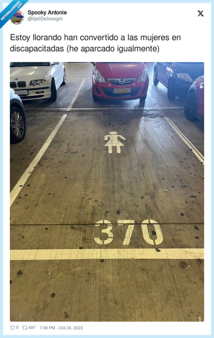 discapacitadas,plazas,parking,aparcado,mujeres