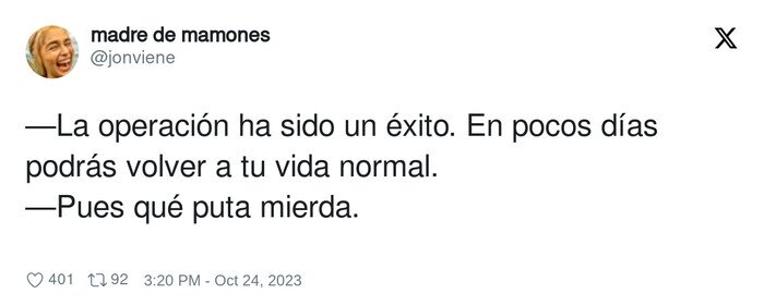 operación,éxito,volver,normal
