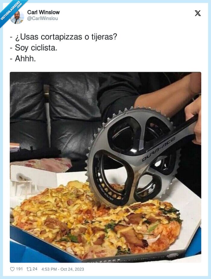 cortapizzas,ciclista,tijeras