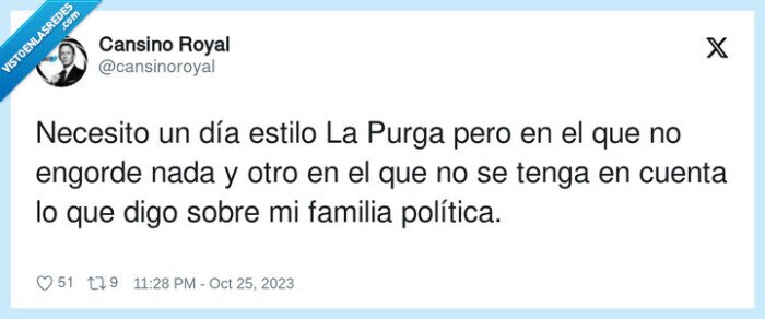 la purga,engorde,familia politica