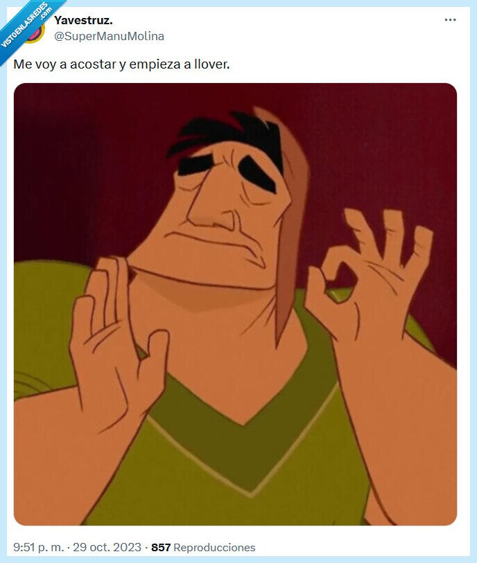 llover,acostarse,empezar