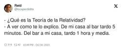 Enlace a Teoría de la Relatividad, por @locaperdidita