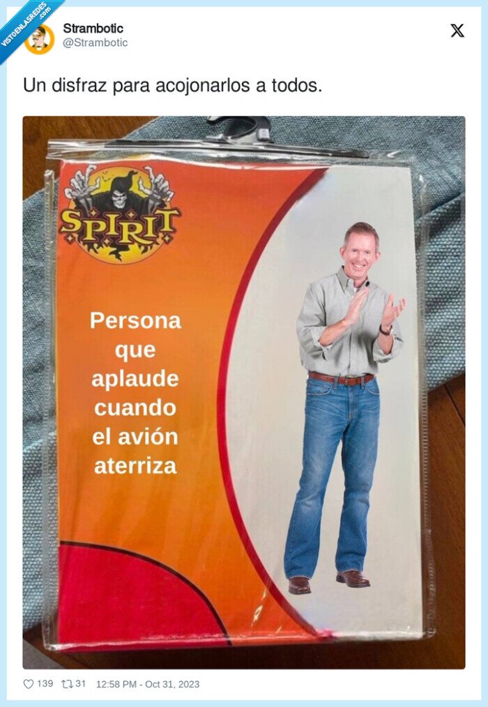 aplaudir,avion,aterrizar,disfraz