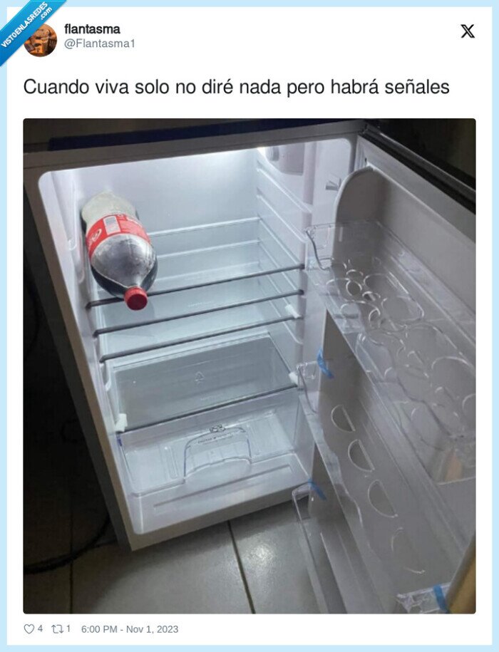 independizarse,nevera,vacía,comida