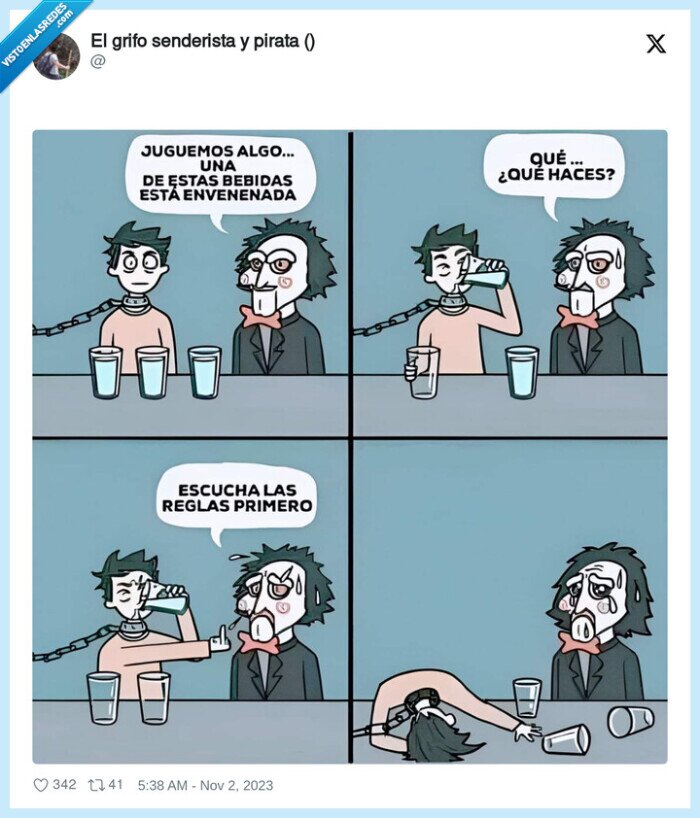 saw,agua,veneno,reglas