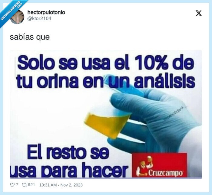 orina,birra,cruzcampo