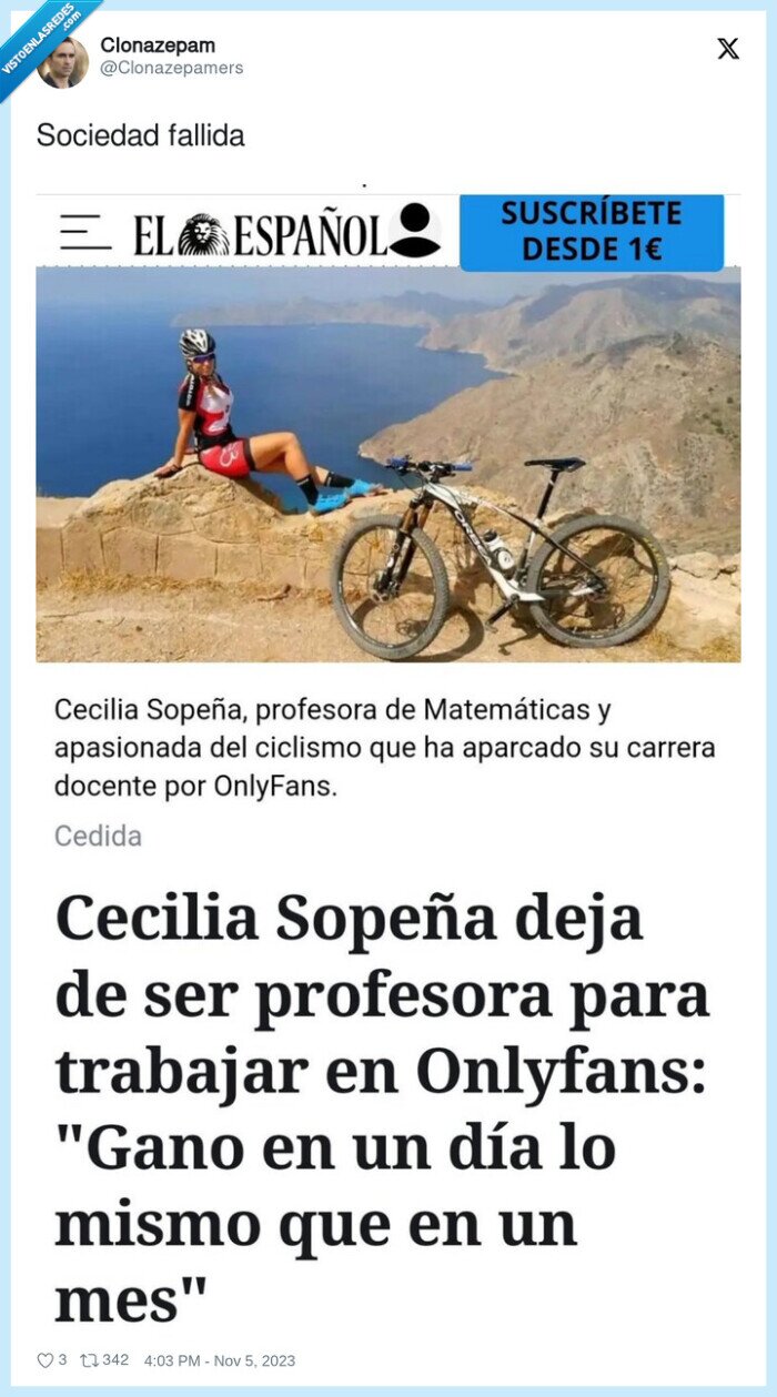sociedad,fallida,onlyfans,trabajo,dinero,profesora