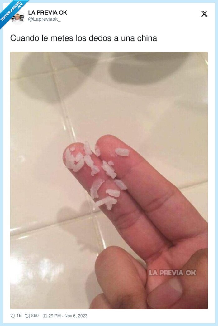 arroz,meter,dedos,china