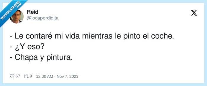 contar,mientras,pintura,pinto,coche,chapa