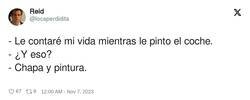 Enlace a Chapa y pintura, por @locaperdidita
