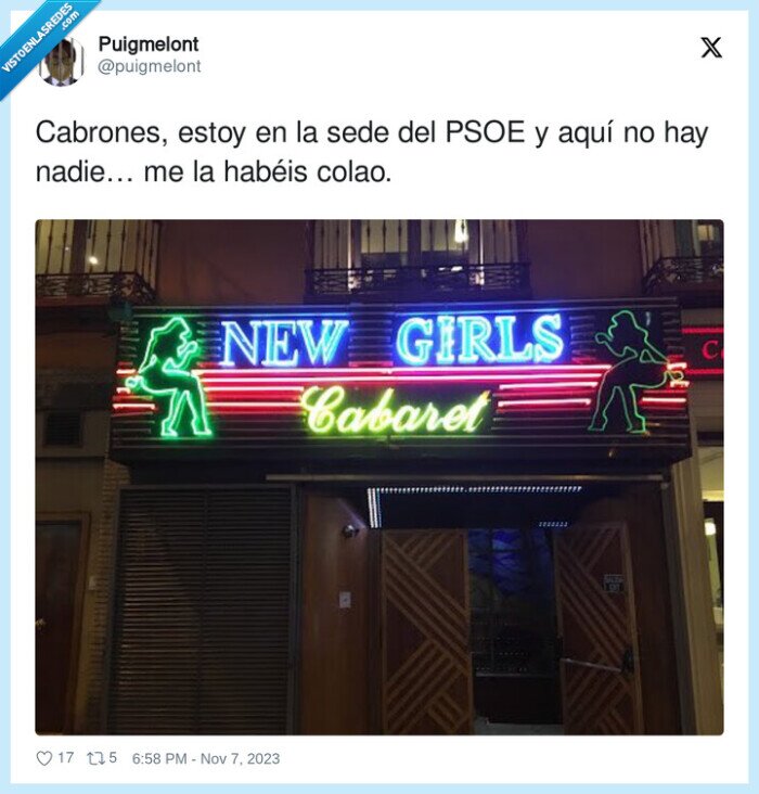 puti,psoe,new girls,cabaret