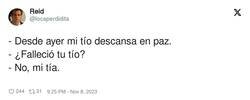 Enlace a El descanso que le ha quedado, por @locaperdidita
