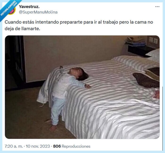 cama,llamar,trabajo