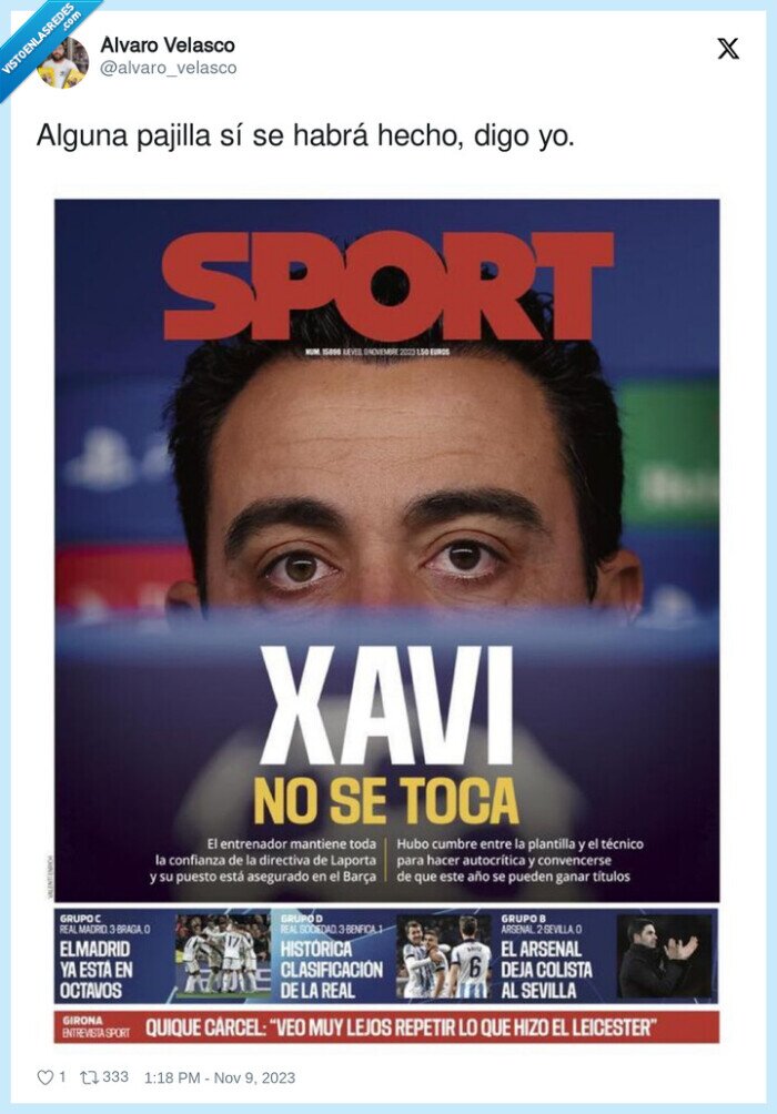 xavi,no se toca,pajilIa
