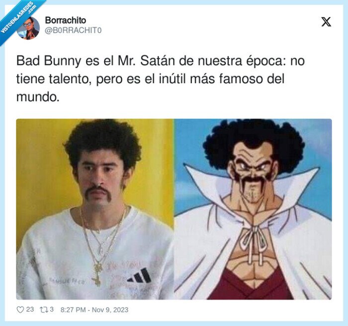 talento,inútil,satán,época,famoso,bad bunny