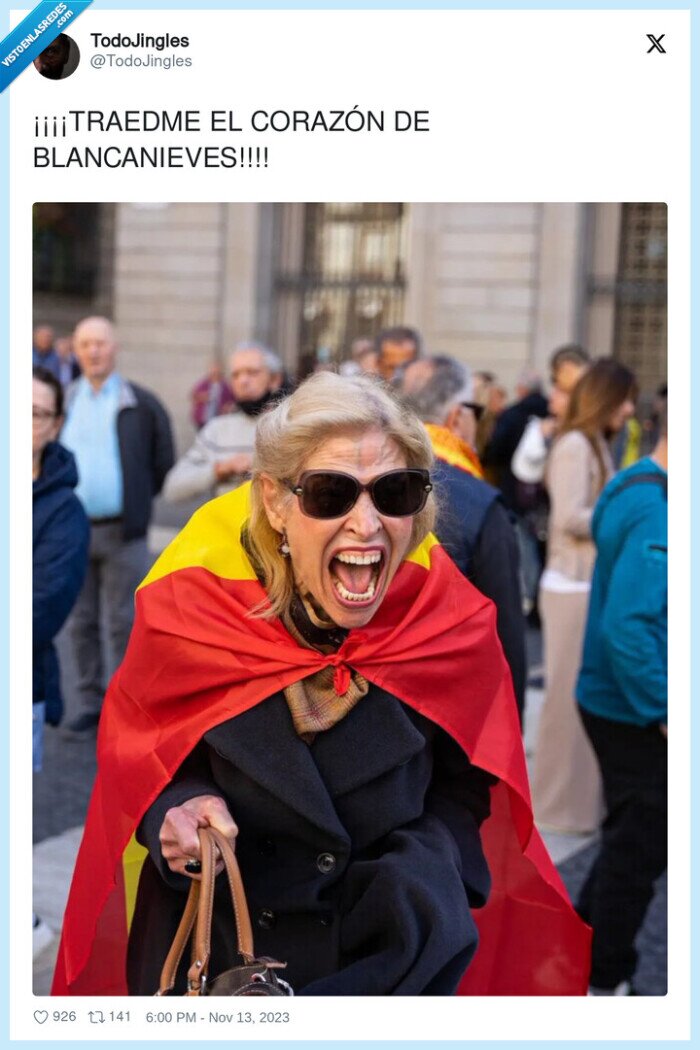 blancanieves,corazón,señora,manifestación,ferraz,miedo