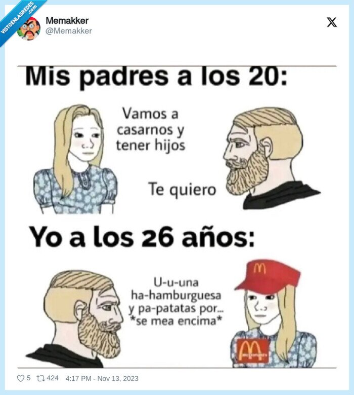 padres,hijos,casarse,comprar,mcdonalds