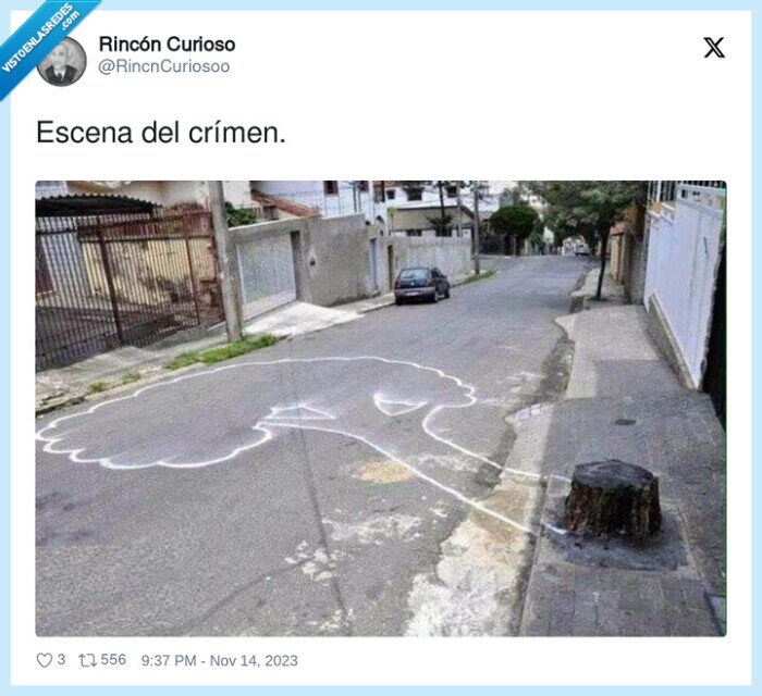 crimen,tronco,arbol,pintada,suelo