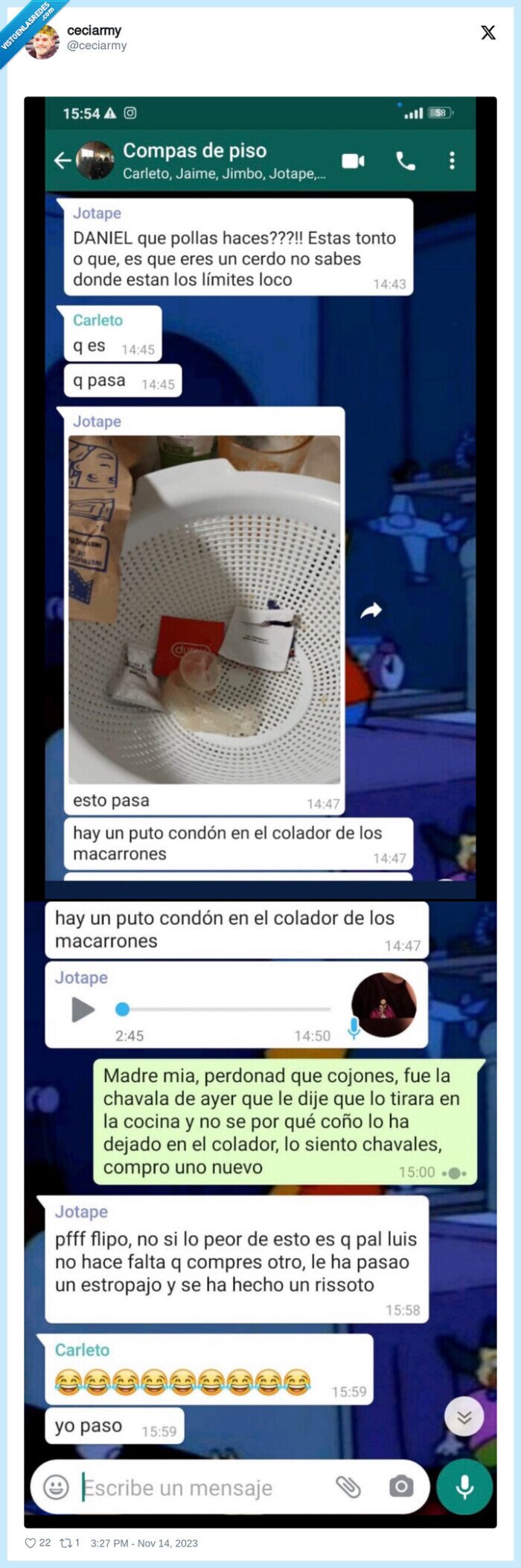 condon,colador,pasta,comer