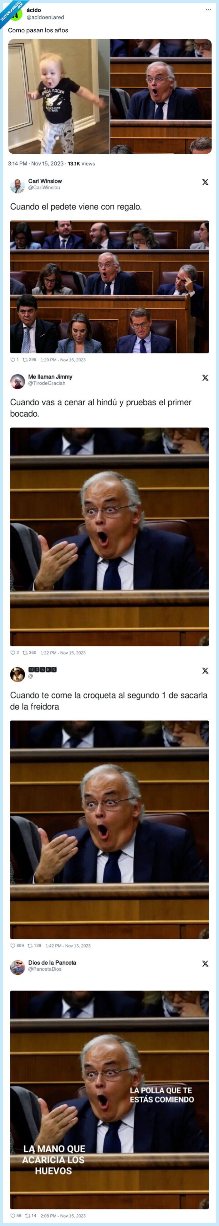 investidura,broma,feijoo,pedro sanchez,flipando,cara