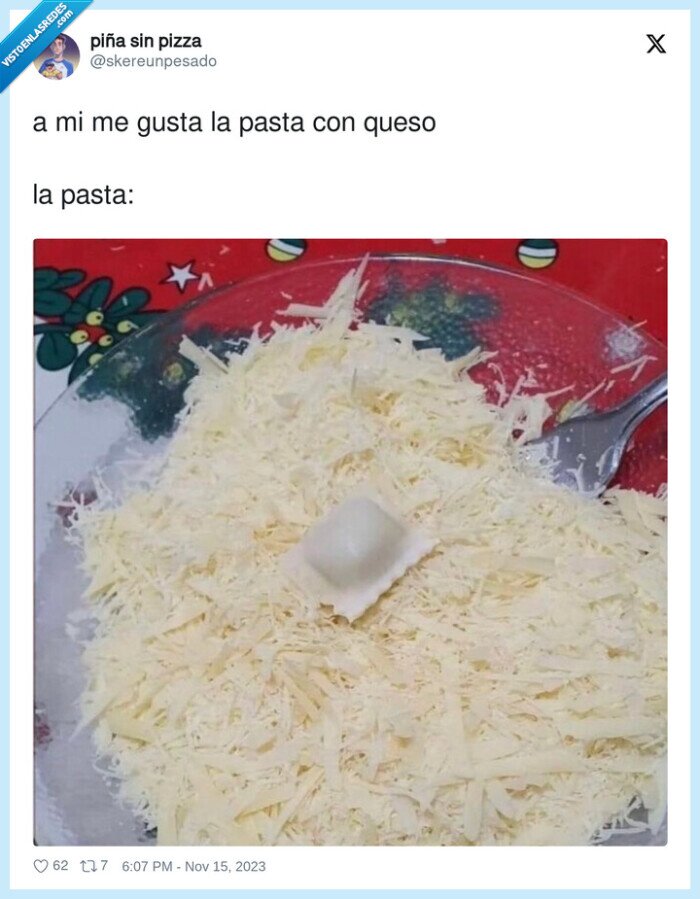 gustar,pasta,queso