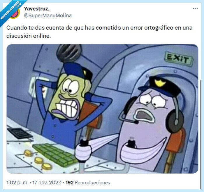 error,ortografía,discusión,online