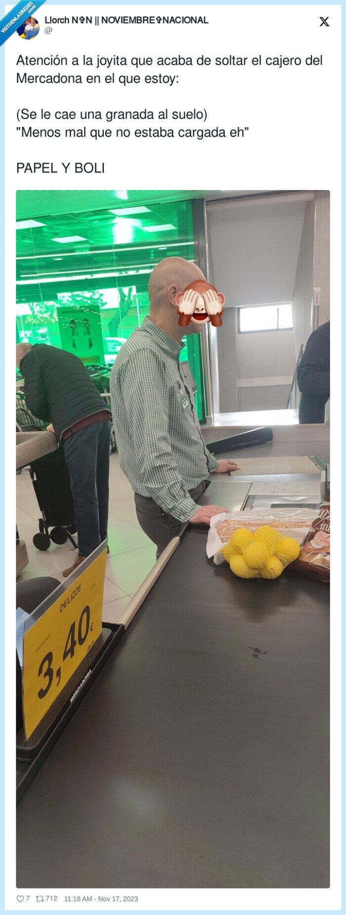 atención,mercadona,granada,cargada,soltar,cajero