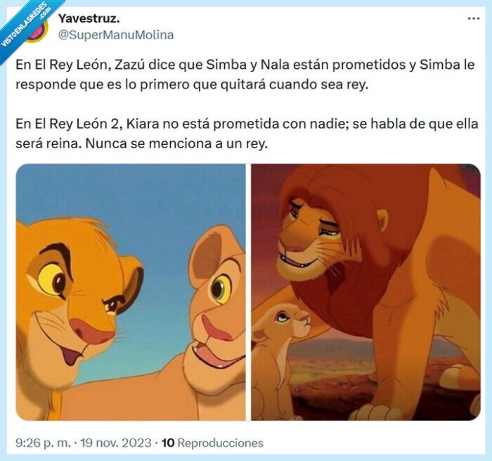 el rey león,prometido,simba