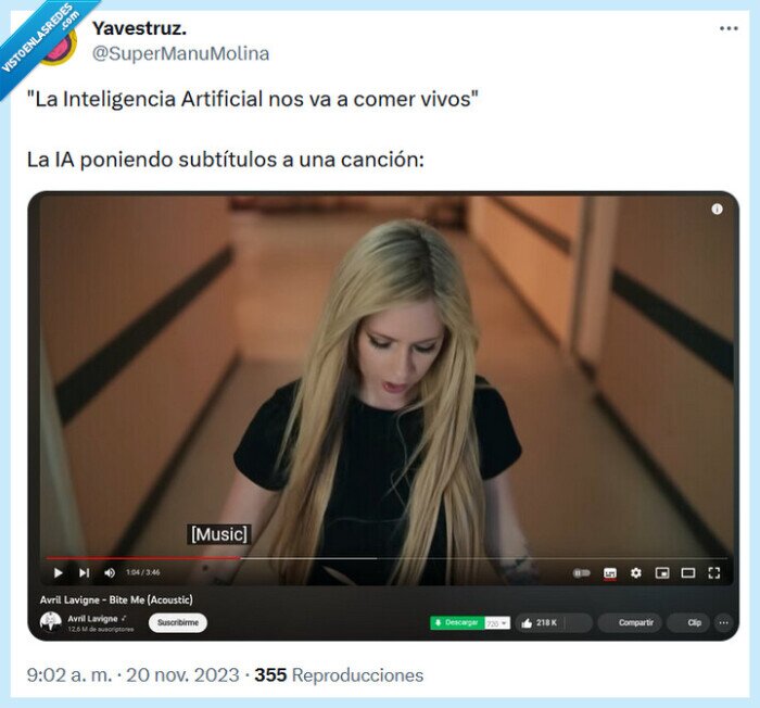 inteligencia artifial,subtítulos,canción