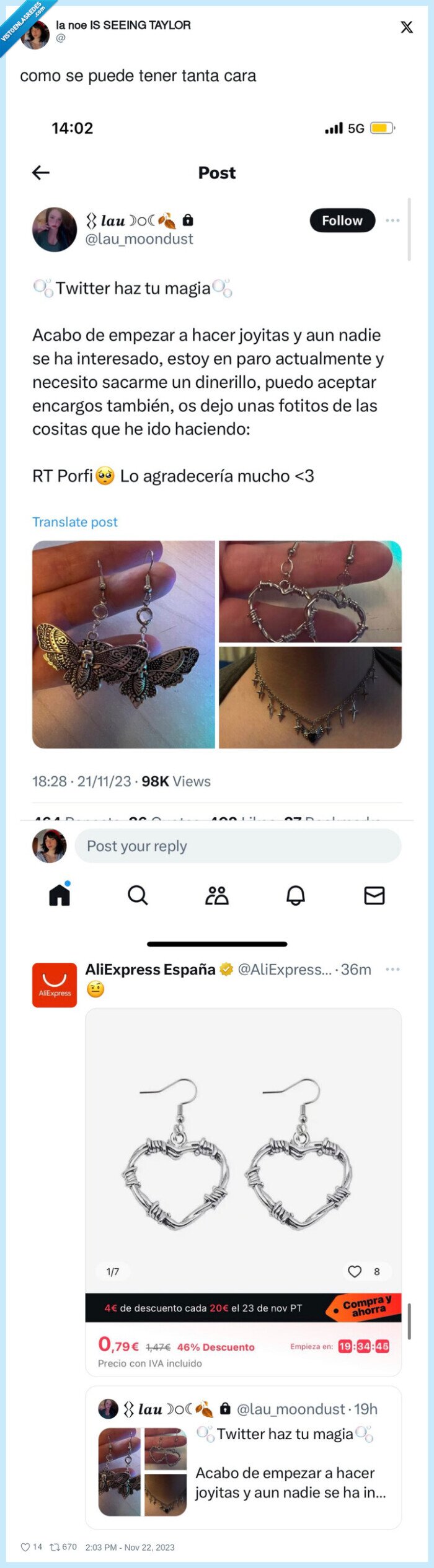 etsy,venta,aliexpress,pendientes