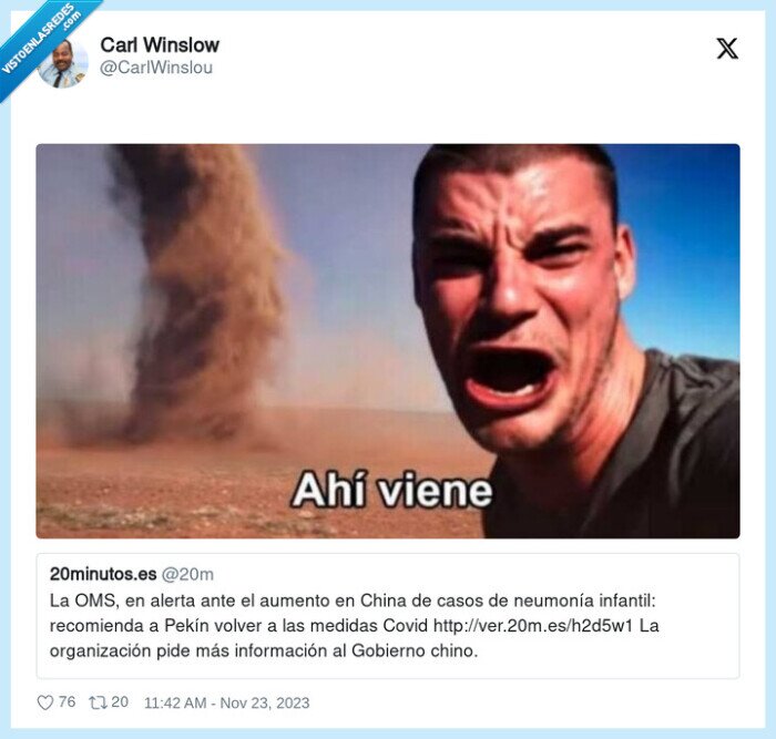 oms,alerta,china,neumonia infantil,peligro