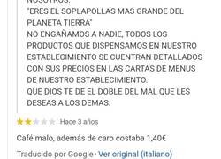 Enlace a Cuando un propietario contesta así una reseña, yo no me acercaría ahí o te saca el cuchillo