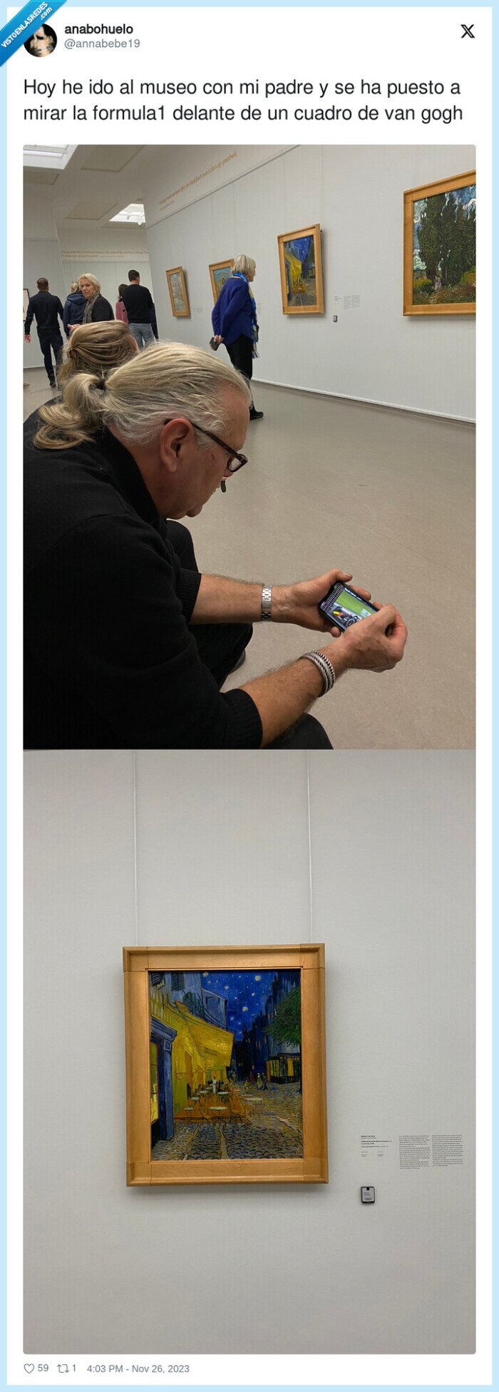 formula1,van gogh,f1,cuadro,museo,padre