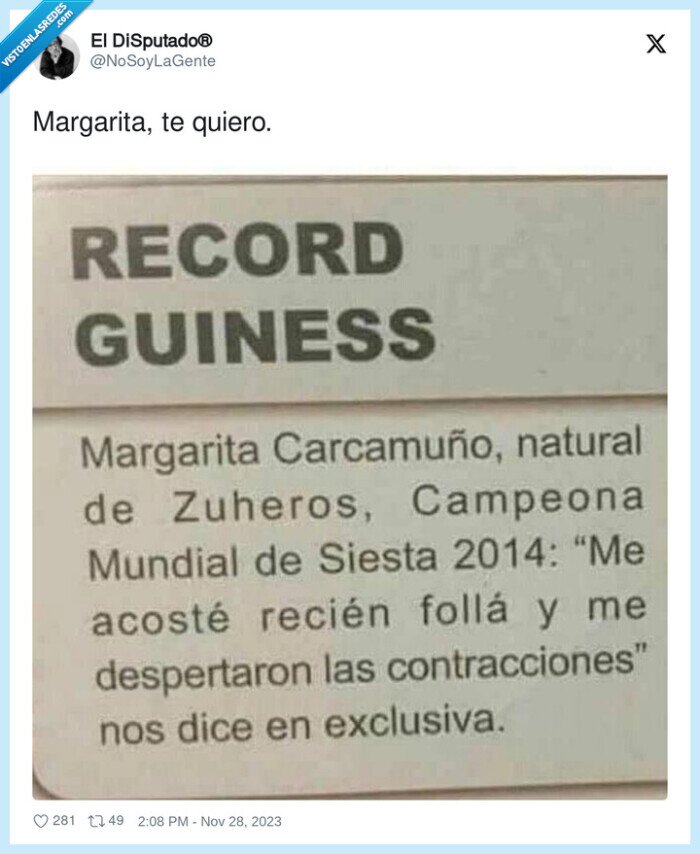 margarita,record guinness,siesta,larga
