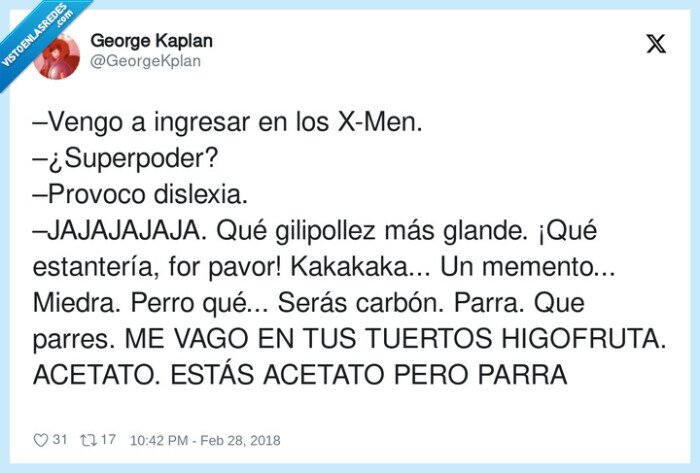 superpoder,dislexia,xmen