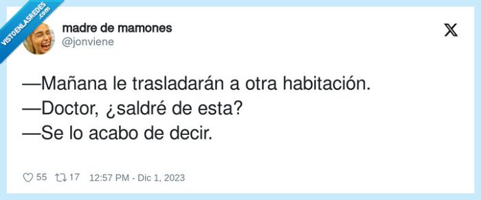 trasladar,habitación,mañana,doctor