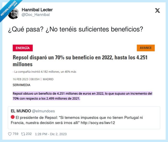 suficientes,beneficios,repsol,impuestos