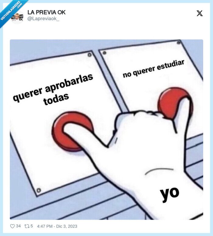 escoger,boton,estudiar,aprobar