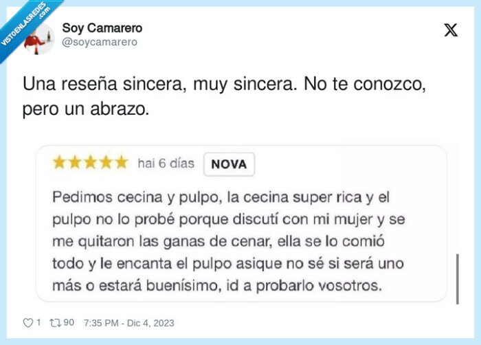 sincera,reseña,abrazo,pulpo,mujer,enfadado