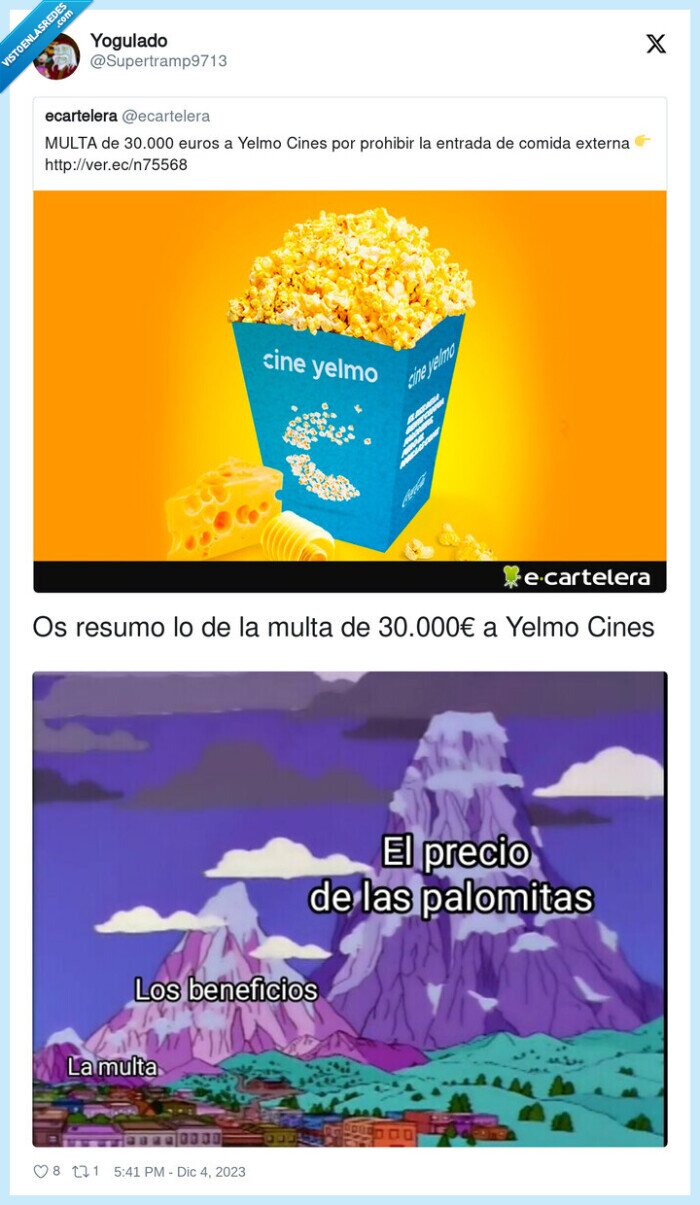 30000€,multa,yelmo cines