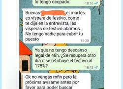 Enlace a Cuando te sabes las leyes y tu jefe tiene que recoger cable