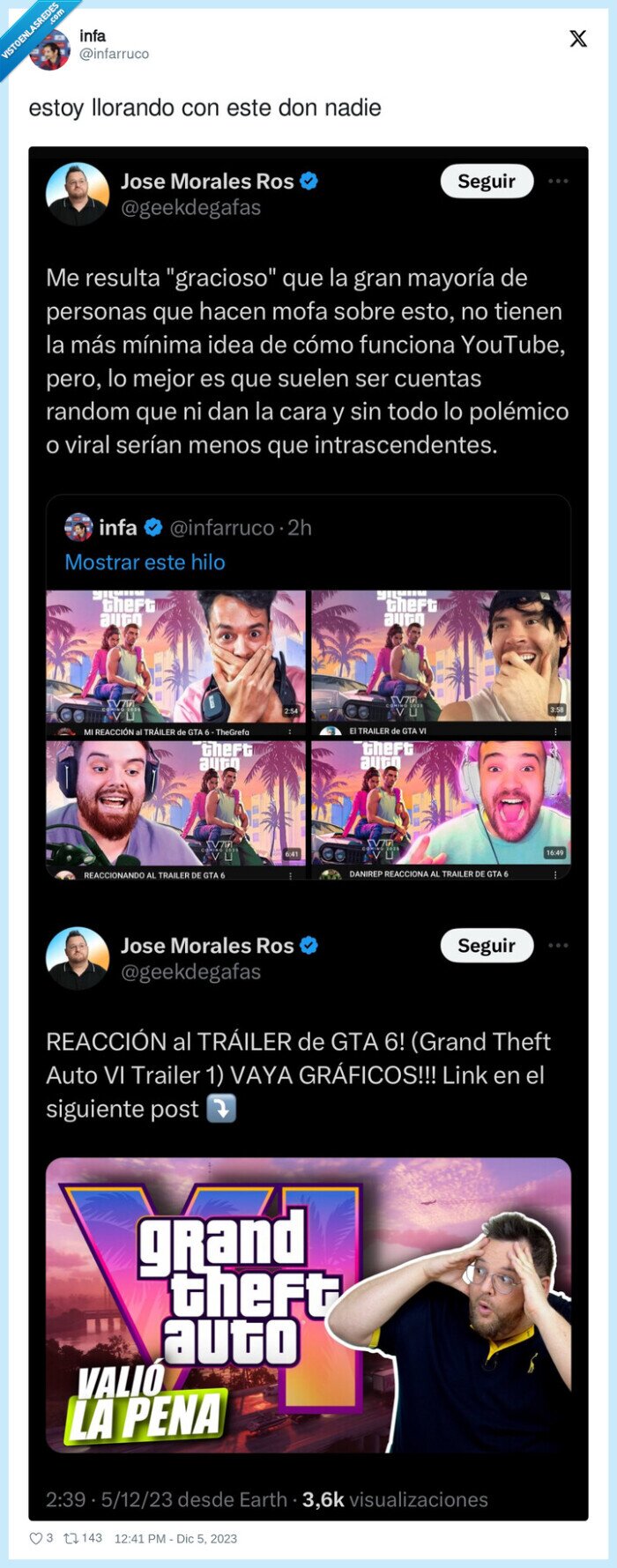 reaccion,gta vi,trailer