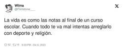 Enlace a Hay gente que solo se le da bien el deporte y la religión, por @Flintstone___