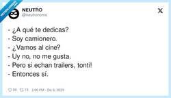 Enlace a Cuando solo te motivan los trailers, por @neutronomo