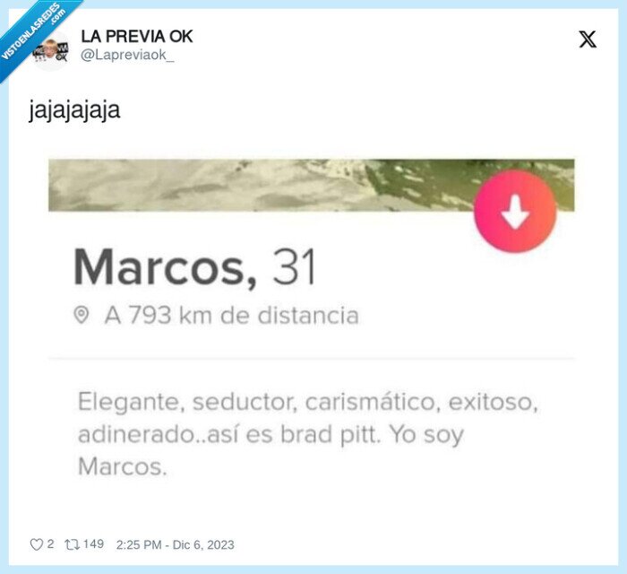 ligar,tinder,brad pitt