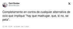 Enlace a Y peor si estamos en vacaciones, por @DaniBordas