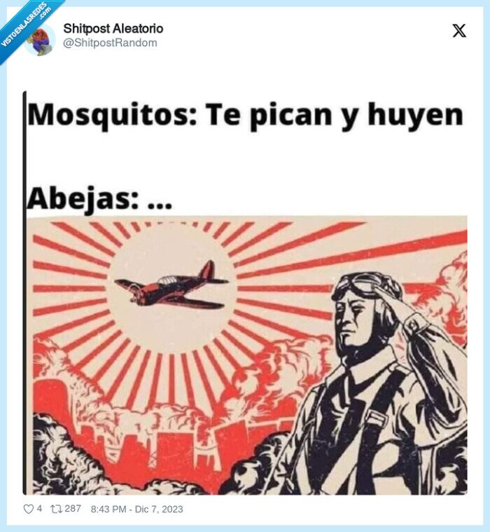 abejas,moscas,kamikazes