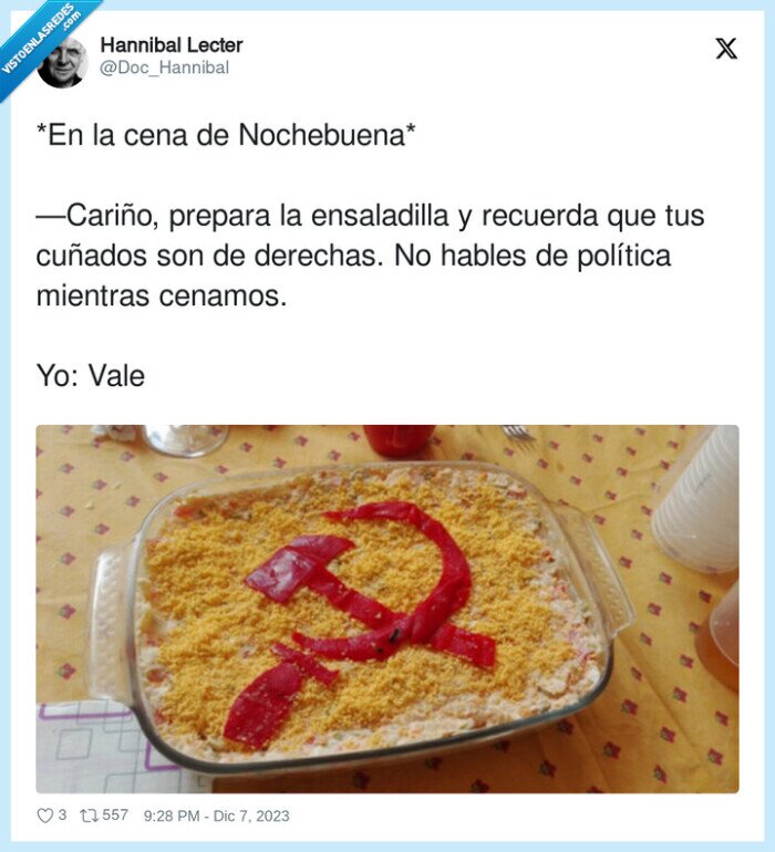 nochebuena,ensaladilla,política,cuñados,rusa