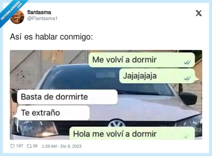dormir,hablar,conversación